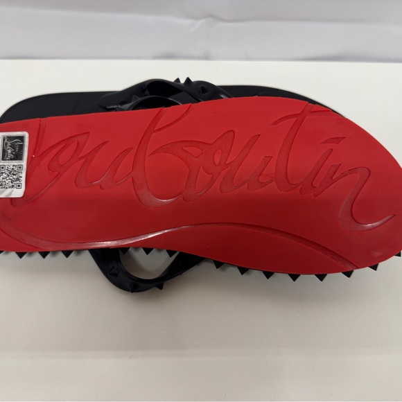 Super Loubi Flip-Christian Louboutin Flip-Flops, Rubber, Women’s size 41, Black - Picture 8 of 16